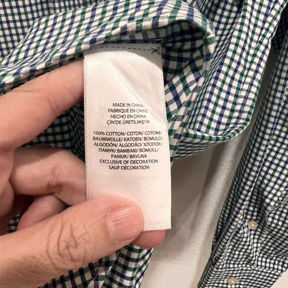 Ralph Lauren Gingham Plaid Shirt Men's Button down Size Small Long Sleeve - Picture 3 of 7